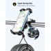 Viccux Motorcycle Phone Mount, Upgrade [Never Fall Off] [0 Shake] Bike Phone Mount, [3s Put & Take] 360° Rotatable Phone Holder for Motorcycle Bike Bicycle Scooter Compatible with Cellphones 4.7-6.8”
