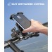 Viccux Motorcycle Phone Mount, Phone Holder [Heavy-Duty Clamp] & [All-Around Secure] for Bike Motorcycle Bicycle Scooter Handlebar, Cell Phone Clip Compatible with 4.7"-6.7" Phones