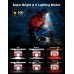 Viccux Rechargeable Headlamp, Ultra Bright LED Head Lamp 4+2 Modes, 45° Adjustable Headlight with Red Light, IPX4 Waterproof Lightweight Head Light Flashlight for Camping, Running, Hiking, Fishing