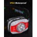 Viccux Rechargeable Headlamp, Ultra Bright LED Head Lamp 4+2 Modes, 45° Adjustable Headlight with Red Light, IPX4 Waterproof Lightweight Head Light Flashlight for Camping, Running, Hiking, Fishing
