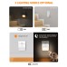 Viccux Motion Sensor Night Light, [3 Lighting Modes] Plug in Dimmable Night Light, Energy Saving LED Nightlight for Bedroom, Hallway, Kitchen, Stairs, Bathroom - 2 Pack (Warm Yellow)