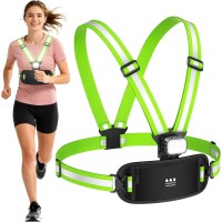 Viccux 500LM & 360° Visibility Running Lights for Runners with Waist Pack 8 Modes & 45° Adjustable Beam, USB-C Fast Charging Reflective Vest for Night Running Dog Walking Hiking, 4-35 Hrs Runtime Viccux 500LM & 360° Visibility Running Lights for Runners with Waist Pack 8 Modes & 45° Adjustable Beam, USB-C Fast Charging Reflective Vest for Night Running Dog Walking Hiking, 4-35 Hrs Runtime