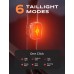 Viccux Bike Lights Set with Wide-Angle Reflectors, 8+6 Modes & Ultra-Light Bicycle Lights, IP65 Waterproof & Dual USB-C 1-2 Hrs Fast Charging Bike Headlight & Tail Light for Road Mountain Cycling