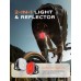 Viccux Bike Lights Set with Wide-Angle Reflectors, 8+6 Modes & Ultra-Light Bicycle Lights, IP65 Waterproof & Dual USB-C 1-2 Hrs Fast Charging Bike Headlight & Tail Light for Road Mountain Cycling