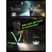 Viccux 500LM High-Visibility Running Lights for Runners with 7 Modes, Adjustable 45° Beam, 360° Reflective Straps & IPX4 Waterproof Running Light for Night Walking/Cycling/Jogging, 3.5-20Hrs Runtime