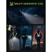 Viccux 500LM High-Visibility Running Lights for Runners with 7 Modes, Adjustable 45° Beam, 360° Reflective Straps & IPX4 Waterproof Running Light for Night Walking/Cycling/Jogging, 3.5-20Hrs Runtime