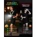 Viccux 500LM Running Lights for Runners with Rear Safety Light, Adjustable 45° Beam & 360° Reflective Vest, IPX4 Waterproof Running Vest Light for Night Walking/Cycling/Jogging, 3.5-20Hrs Runtime Viccux 500LM Running Lights for Runners with Rear Safety Light, Adjustable 45° Beam & 360° Reflective Vest, IPX4 Waterproof Running Vest Light for Night Walking/Cycling/Jogging, 3.5-20Hrs Runtime