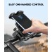 Viccux Motorcycle Phone Mount with [Heavy-Duty Clamp], [All-Around Secure] Phone Mount for Bike Motorcycle Bicycle Scooter Handlebar, [1s Put & Take] Cell Phone Clip Compatible with 4.7"-6.8" Phones