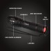 Viccux LED Emergency Handheld Flashlight, 4 Pack, Adjustable Focus, Water Resistant with 5 Modes, Best Tactical Torch for Hurricane, Camping, Dog Walking