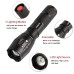 Viccux LED Emergency Handheld Flashlight, 4 Pack, Adjustable Focus, Water Resistant with 5 Modes, Best Tactical Torch for Hurricane, Camping, Dog Walking